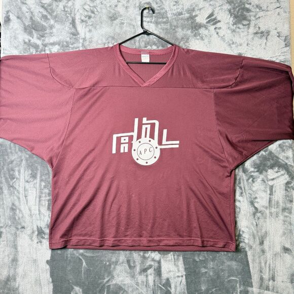 Vintage Athletics International XXL RHL Red Hockey Jersey Mesh - Picture 1 of 8